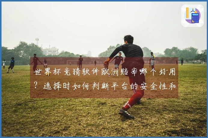 世界杯竞猜软件欧洲赔率哪个好用？选择时如何判断平台的安全性和可靠性