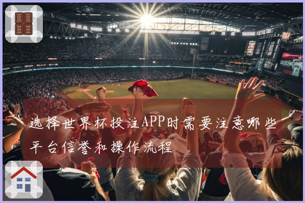 选择世界杯投注APP时需要注意哪些平台信誉和操作流程